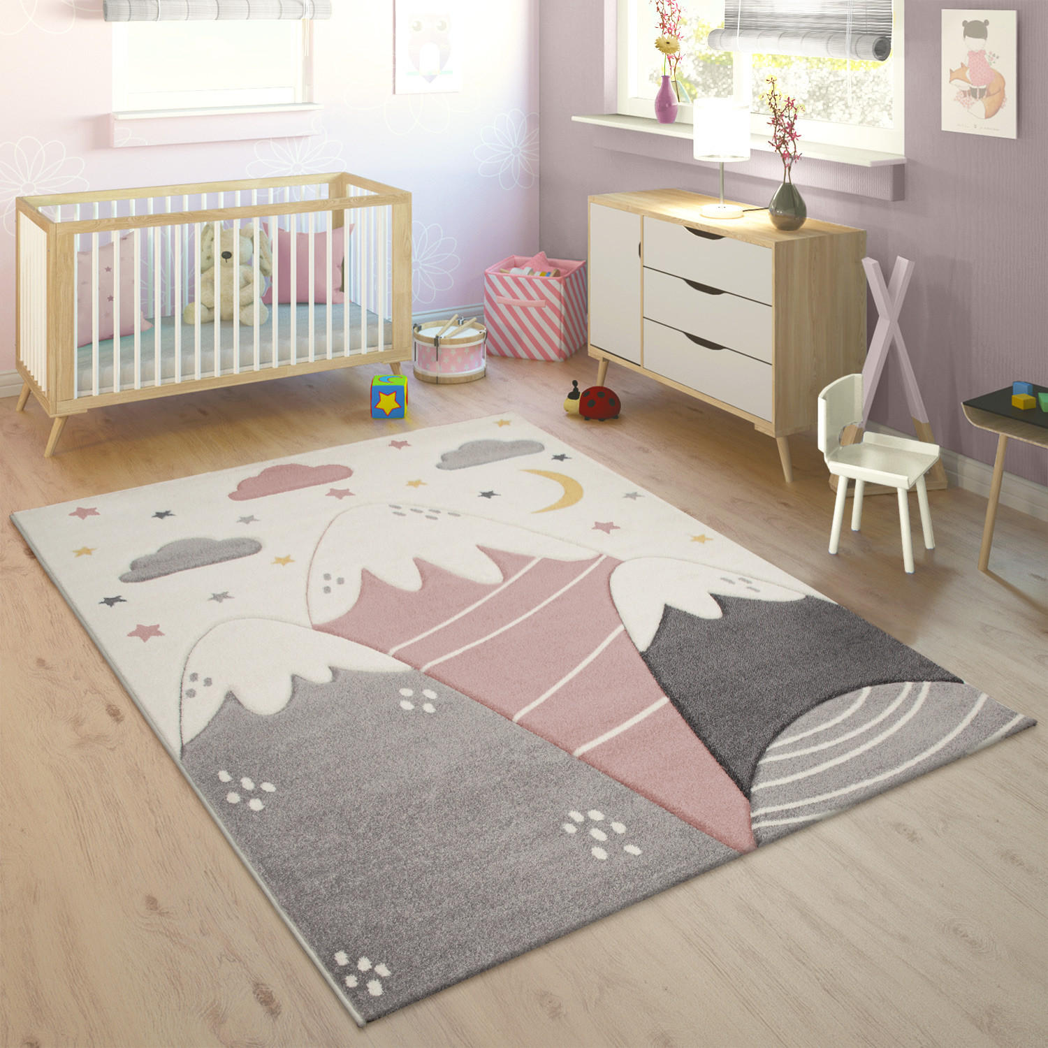 KINDERTEPPICH 240/340 cm Cosmo 707 - Pink, Textil (240/340cm) - Paco Home