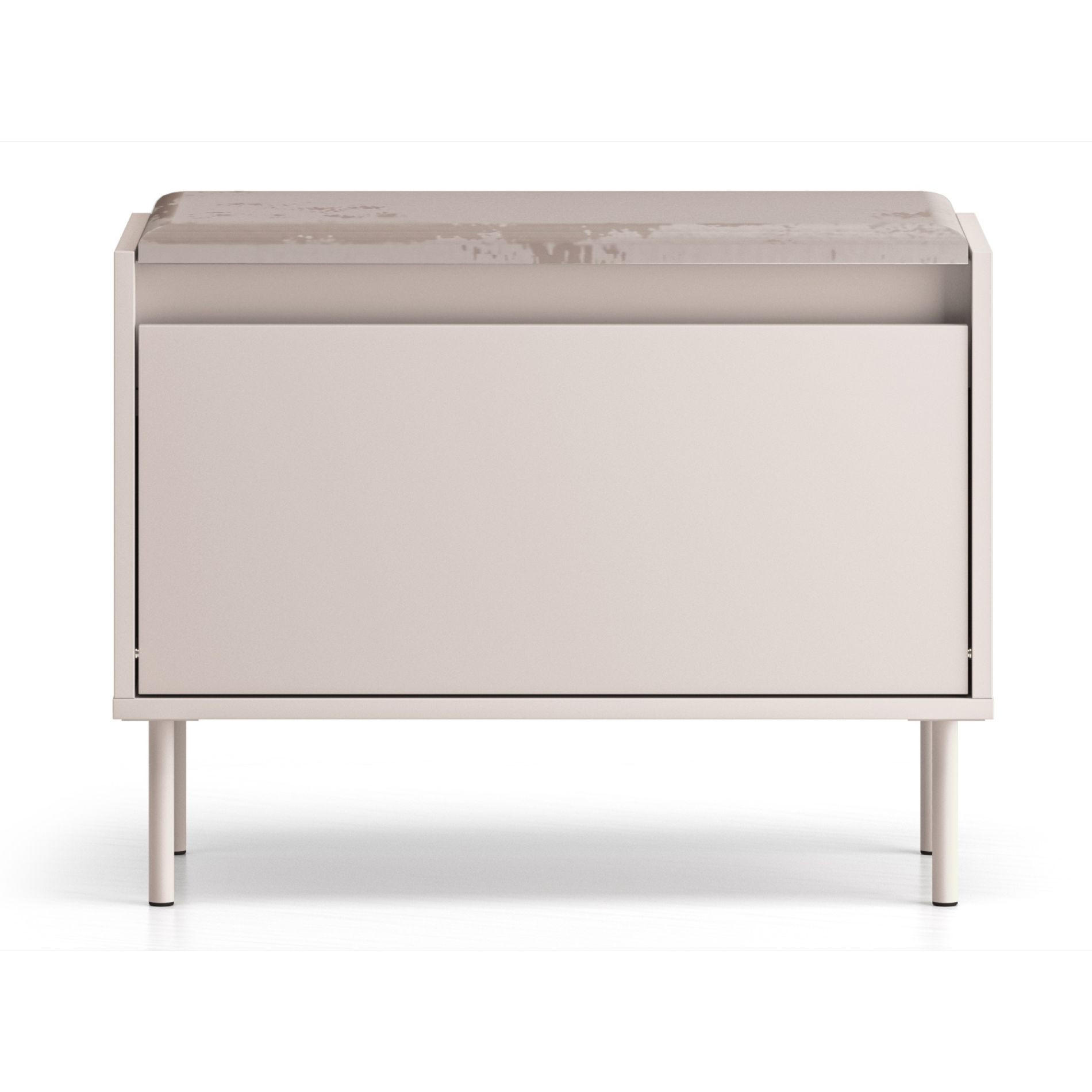 SCHUHBANK Dioce Kaschmirgrau 69 cm - Taupe, Holz/Holzwerkstoff (68.4/50/33.3cm) - Selsey