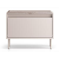 SCHUHBANK Dioce Kaschmirgrau 69 cm - Taupe, Holz/Holzwerkstoff (68.4/50/33.3cm) - Selsey