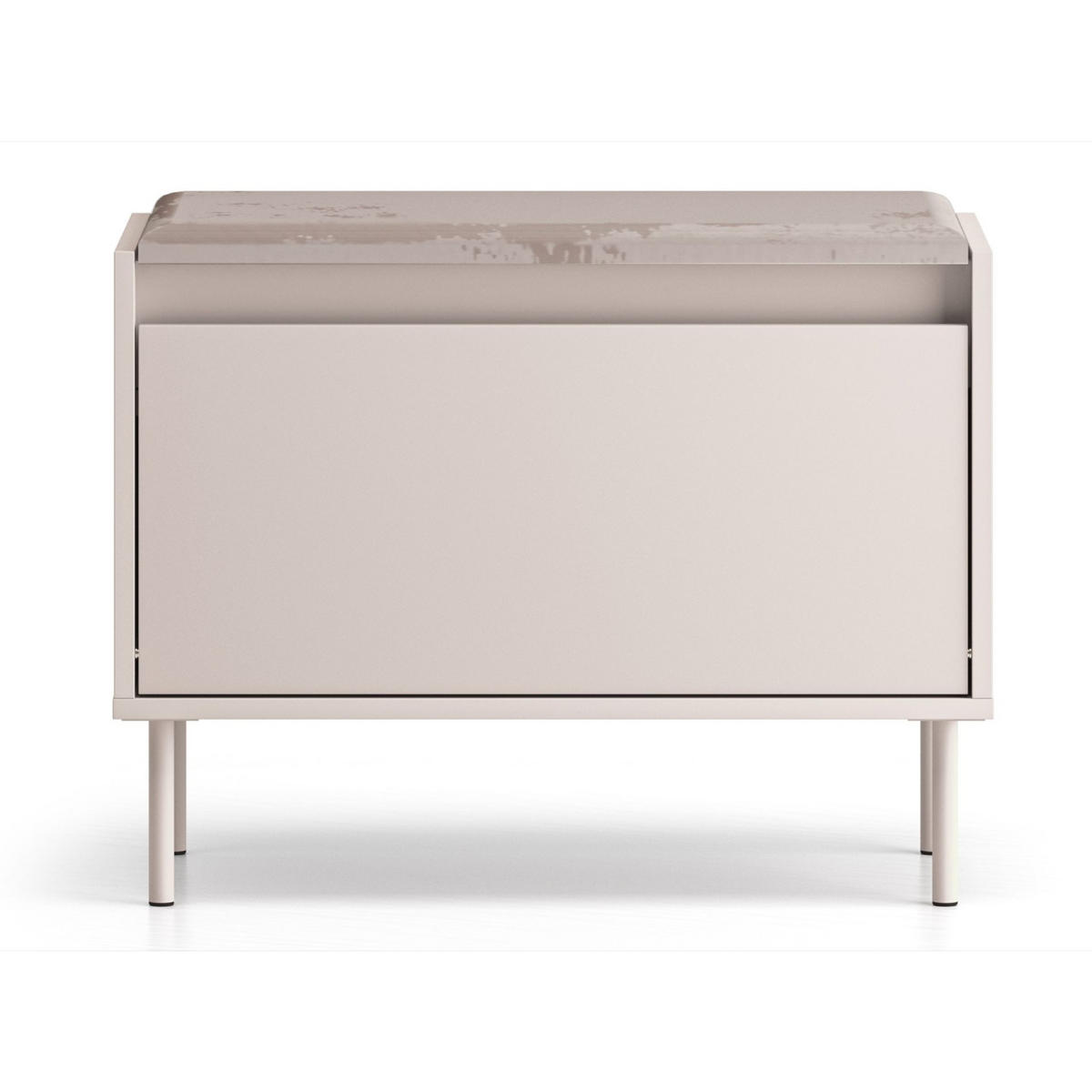 SCHUHBANK Dioce Kaschmirgrau 69 cm - Taupe, Holz/Holzwerkstoff (68.4/50/33.3cm) - Selsey
