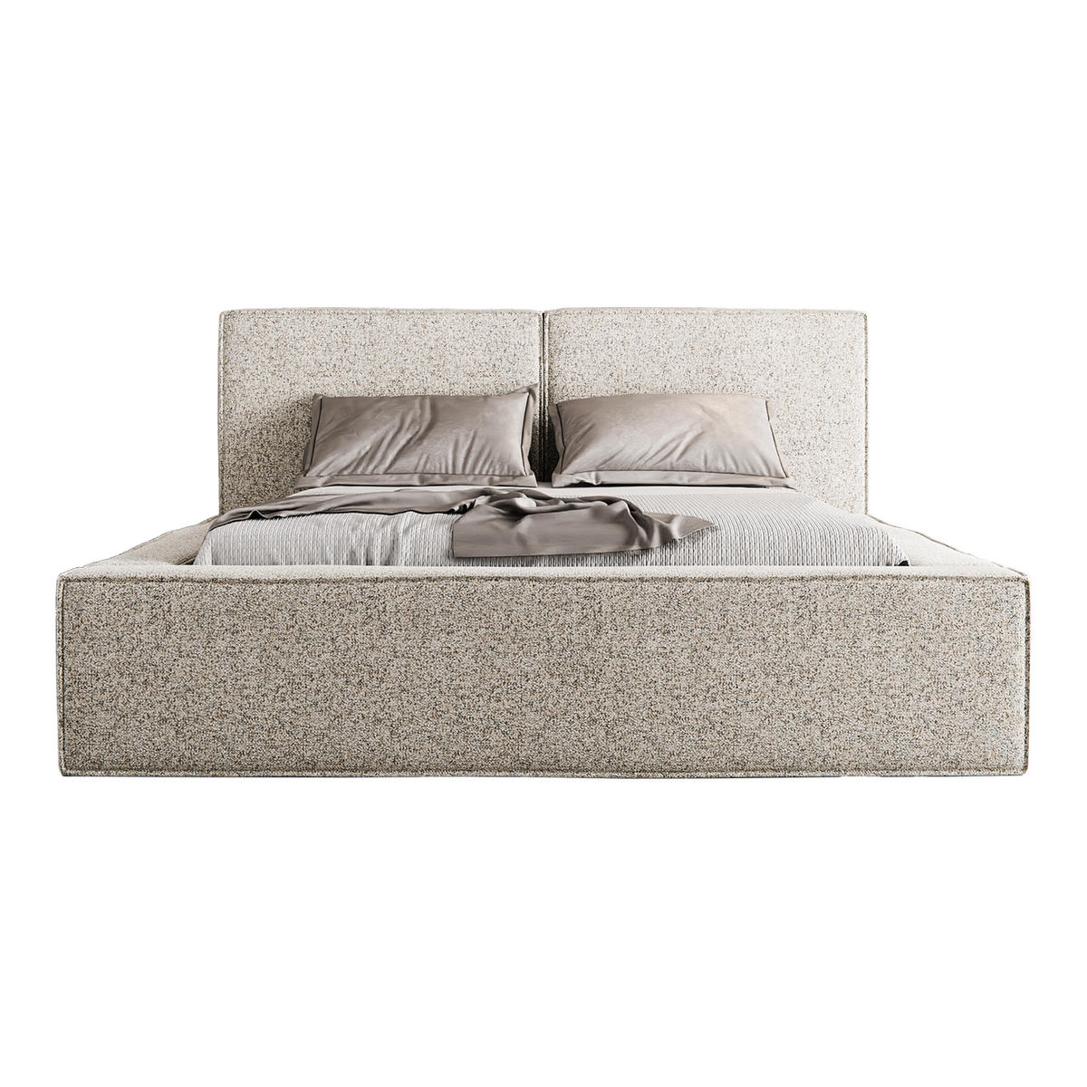 POLSTERBETT LESTI 180x200 cm, Beige - Beige, Textil (200/180cm) - Fedve