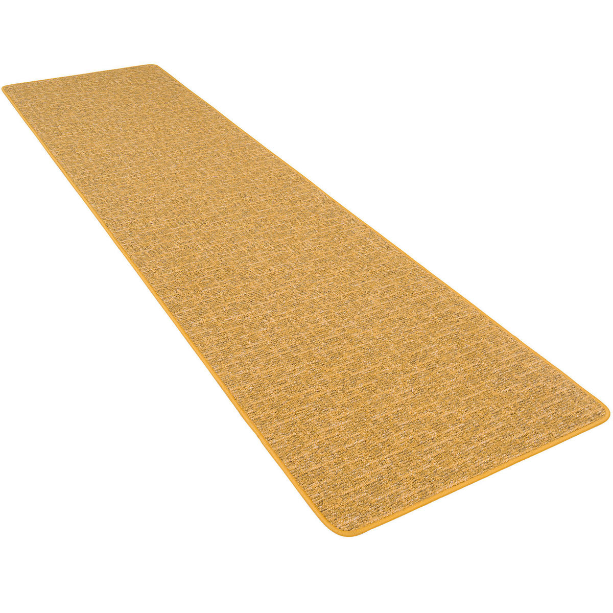 SCHLINGEN DESIGNER TEPPICH LÄUFER NIVA - Currygelb, Textil (100/300cm) - Snapstyle