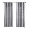 ÖSENVORHANG Rajput blickdicht 2er-Set, 167/182 cm - Hellgrau, Textil (167/182cm) - Homescapes