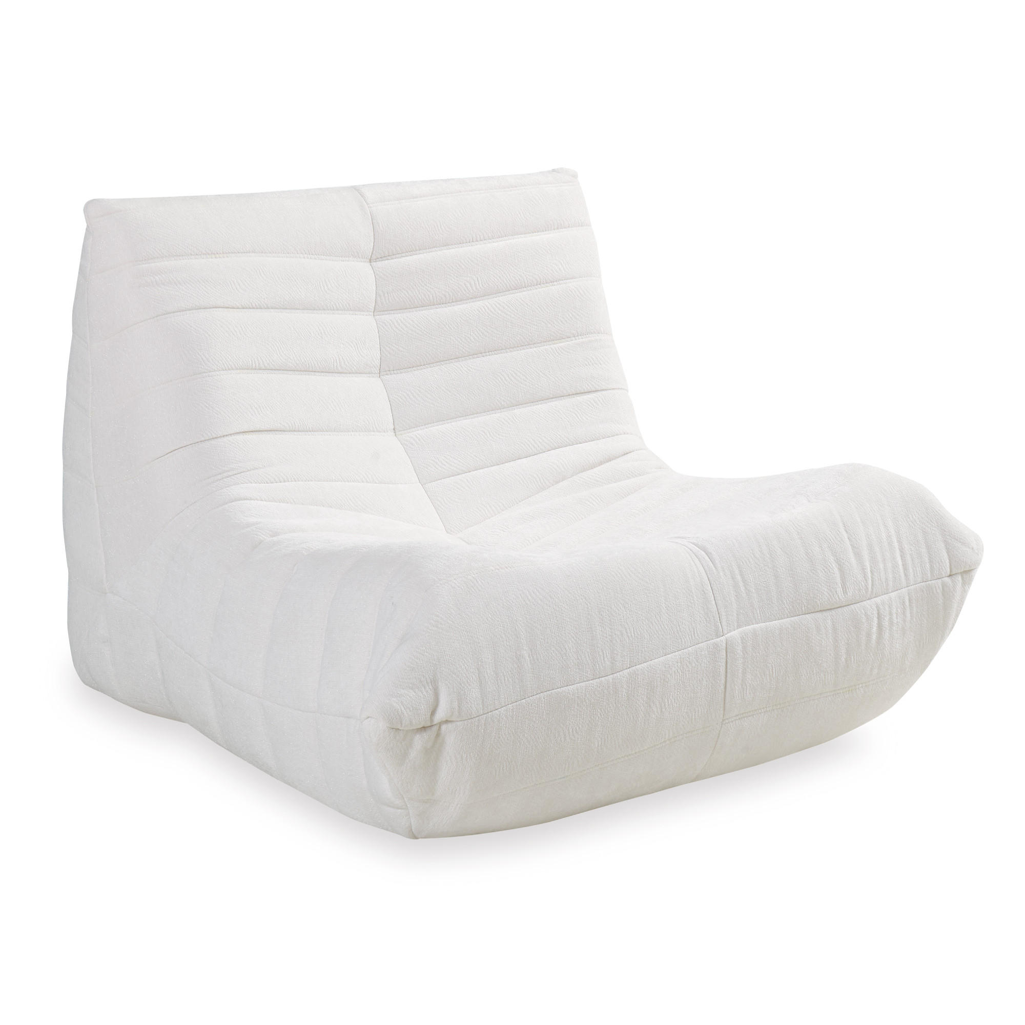BODENSESSEL Kodsø - Beige, Textil (90/75/100cm) - [en.casa]