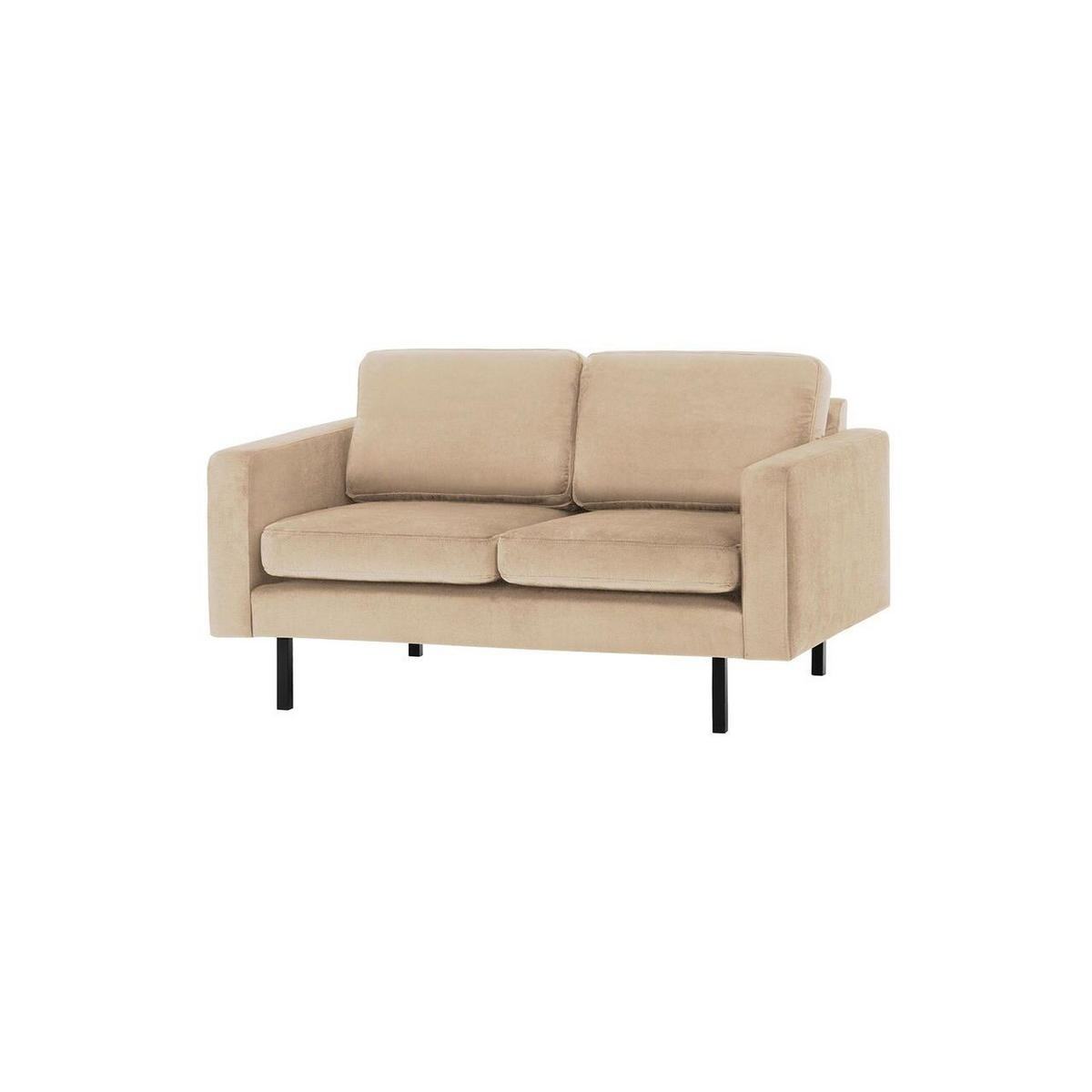 ZWEISITZER-SOFA Lioni-Kronos 35 - Creme, Holz/Textil (143/84/94cm)