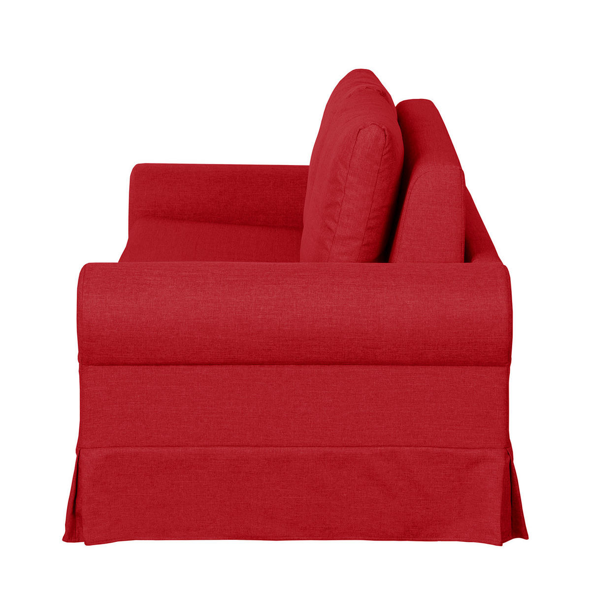 SCHLAFSOFA mit Husse - Rot, Textil (205/90/90cm) - home24