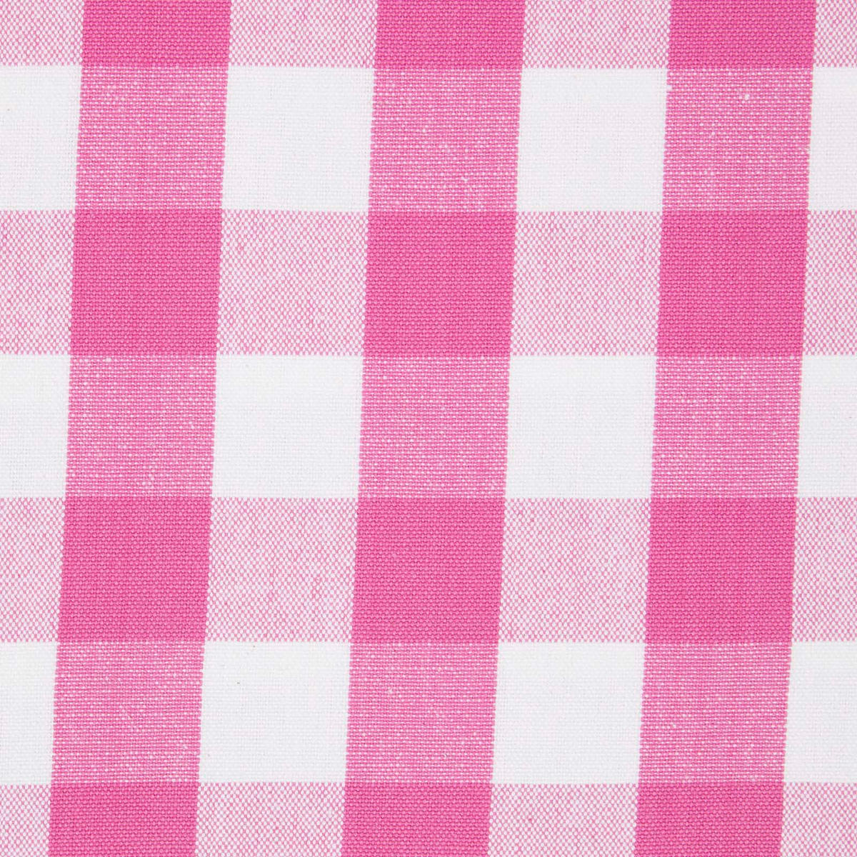 ÖSENVORHANG Karomuster blickdicht 2er-Set, 117/137 cm - Pink, Textil (117/137cm) - Homescapes