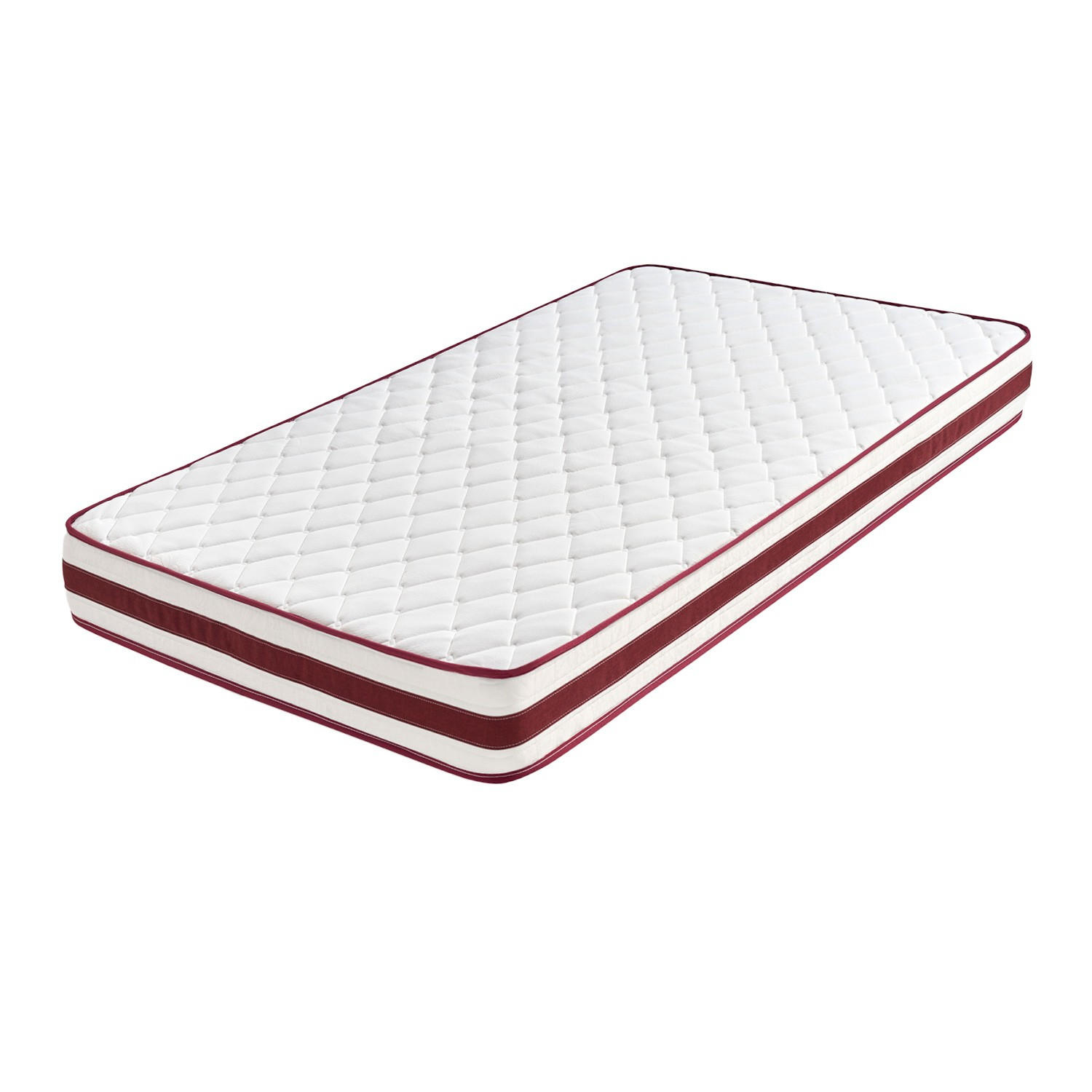 MATRATZE First Class Edition 21cm, 90x200cm - Weiß, Textil (90/200cm) - Moonia