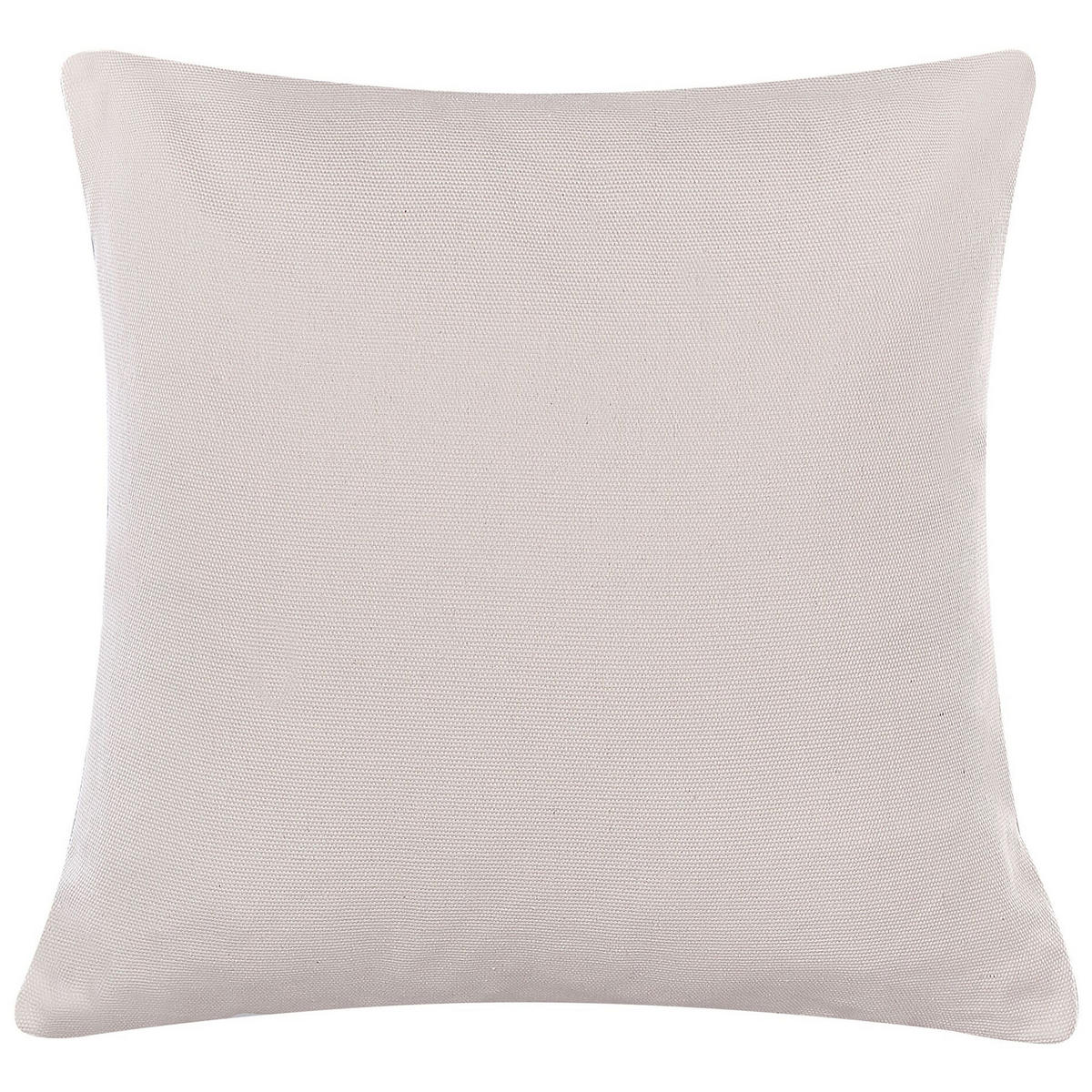 DEKOKISSEN 2er-Set Taupe 45/45 cm Quercus - Graubraun, Textil (45/45cm) - Beliani