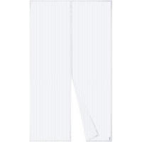 FLIEGENGITTER Tür mit Magnet Insektenschutz, weiß, für Balkon und Keller - Weiß, Textil (140/240/1cm)