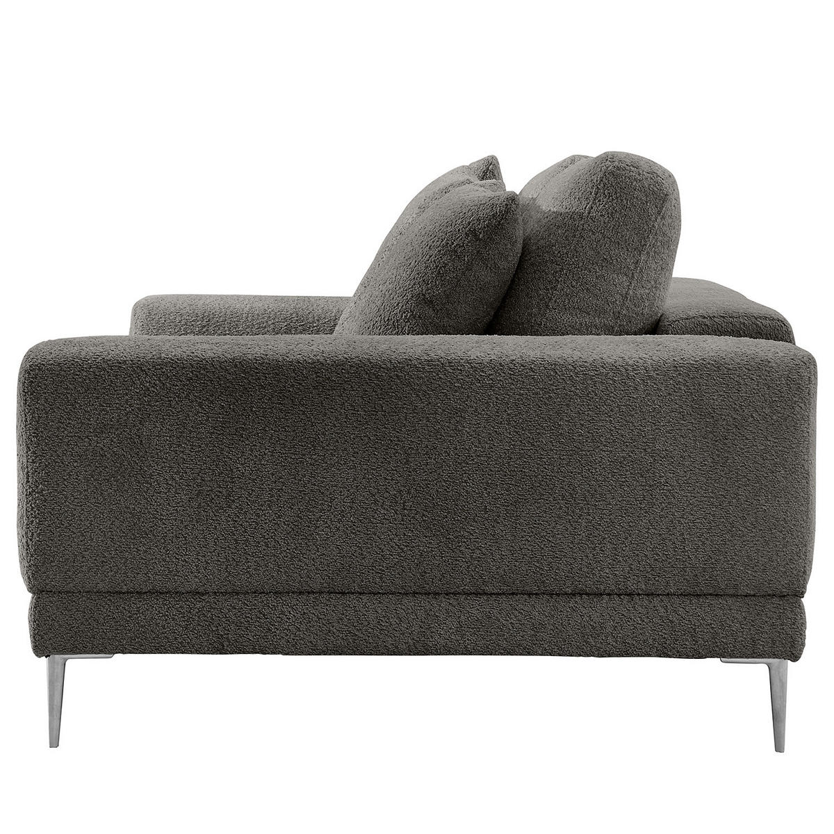 3-SITZER SOFA - Anthrazit, Textil (243/92/103cm) - home24