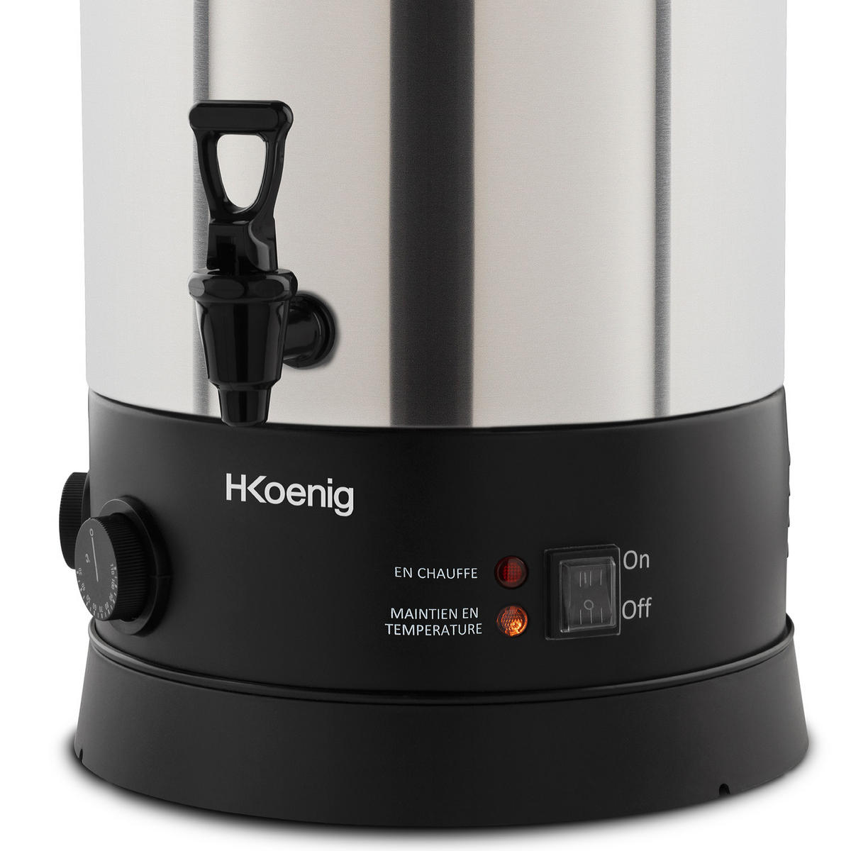 STERILISATOR LEGI25 Silber, für Einmachgläser und Zubereitung von heißen Rezepten, 25 l, Edelstahl - Silberfarben, Metall (37/64.5/36.5cm) - HKoenig