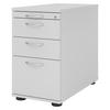 STANDCONTAINER - mit Hängeregistratur 80/42,8/72 cm in Grau Bogengriff (Metall) - Grau, Holzwerkstoff (42.8/72/80cm) - bümö