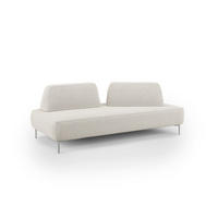 LINEARSOFA Newton - Weiß, Textil (212/42/115cm) - Divani.store