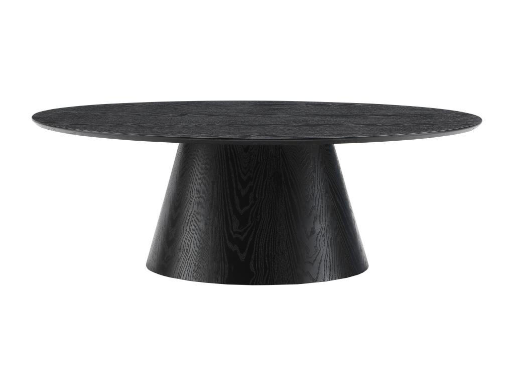 COUCHTISCH - MDF - Schwarz - ANTELADA - Schwarz, Holz (120/60/40cm) - Vente-Unique