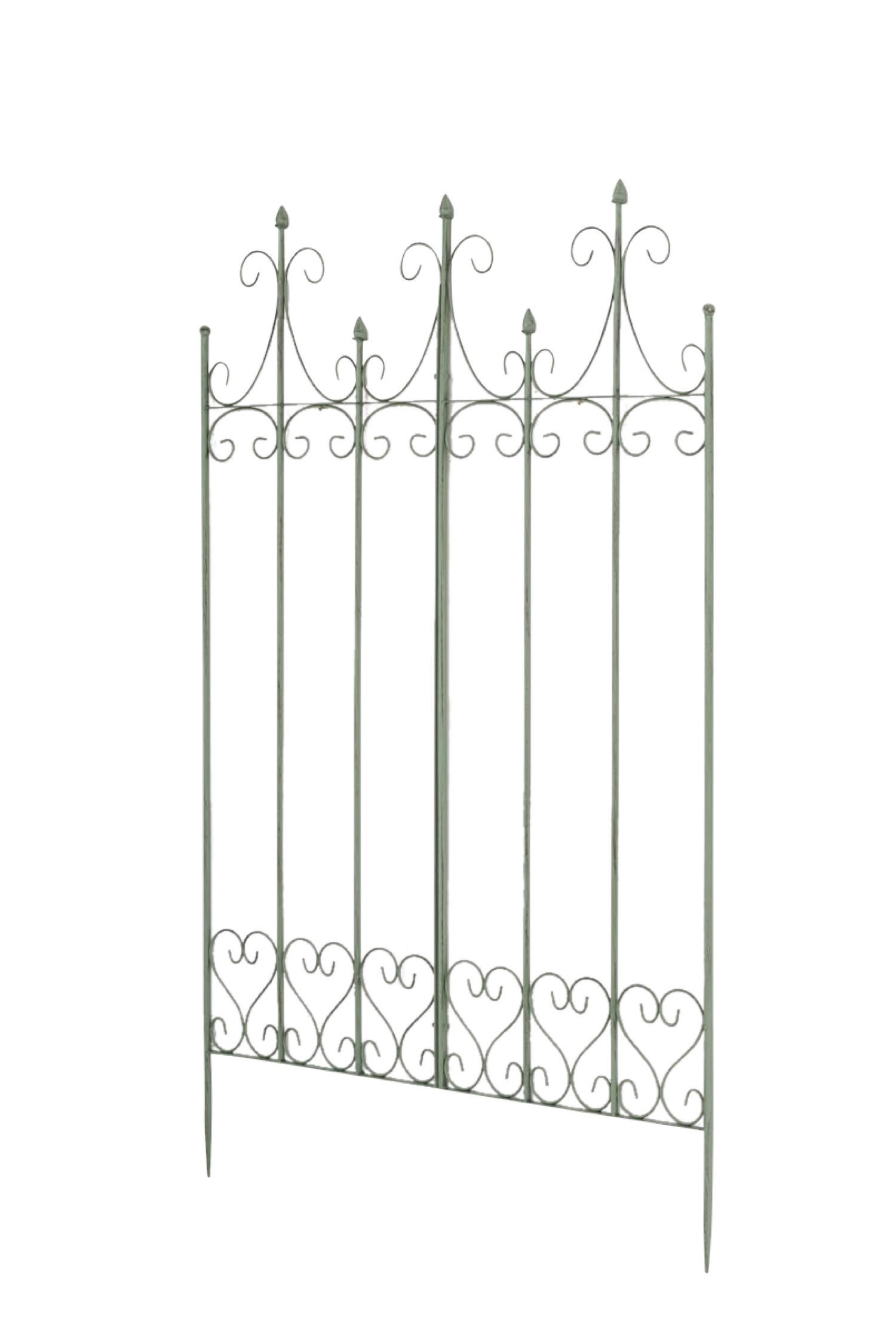 RANKGITTER Fliehs antik-grün - Grün, Metall (100/150/2cm) - TPFLiving