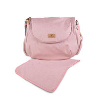 WICKELTASCHE Naomi rosa Wickelunterlage, Schultergurt, Seitentaschen und Reißverschluss - Rosa, Textil (10/32/40cm) - Cangaroo