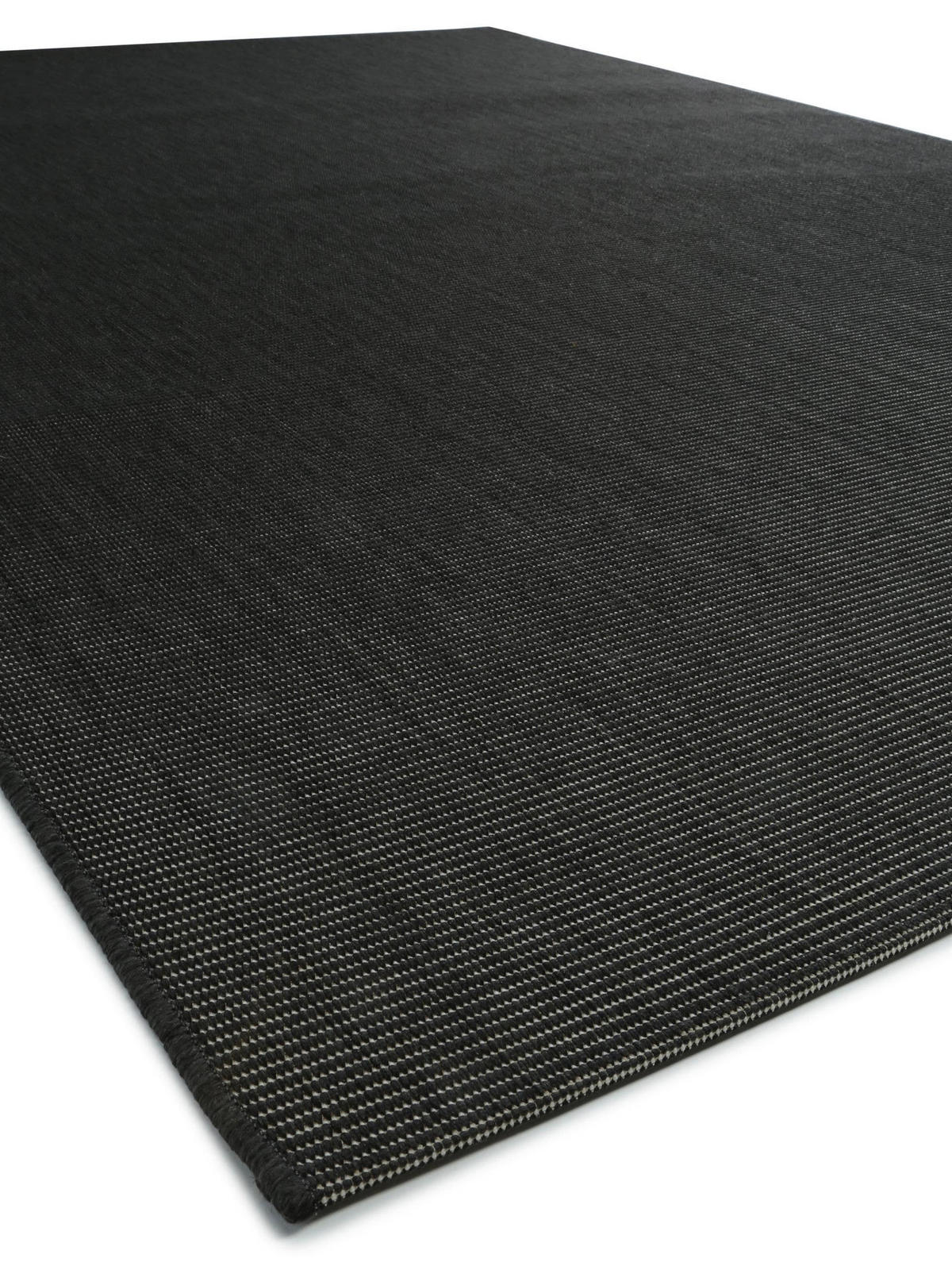 OUTDOORTEPPICH Metro Schwarz 120x170 cm - Schwarz, Textil (120/170cm) - benuta Nest