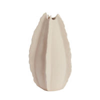 VASE Kelapa Weiß Ø37/66,5 cm - Weiß, Keramik (66.5cm) - Light & Living