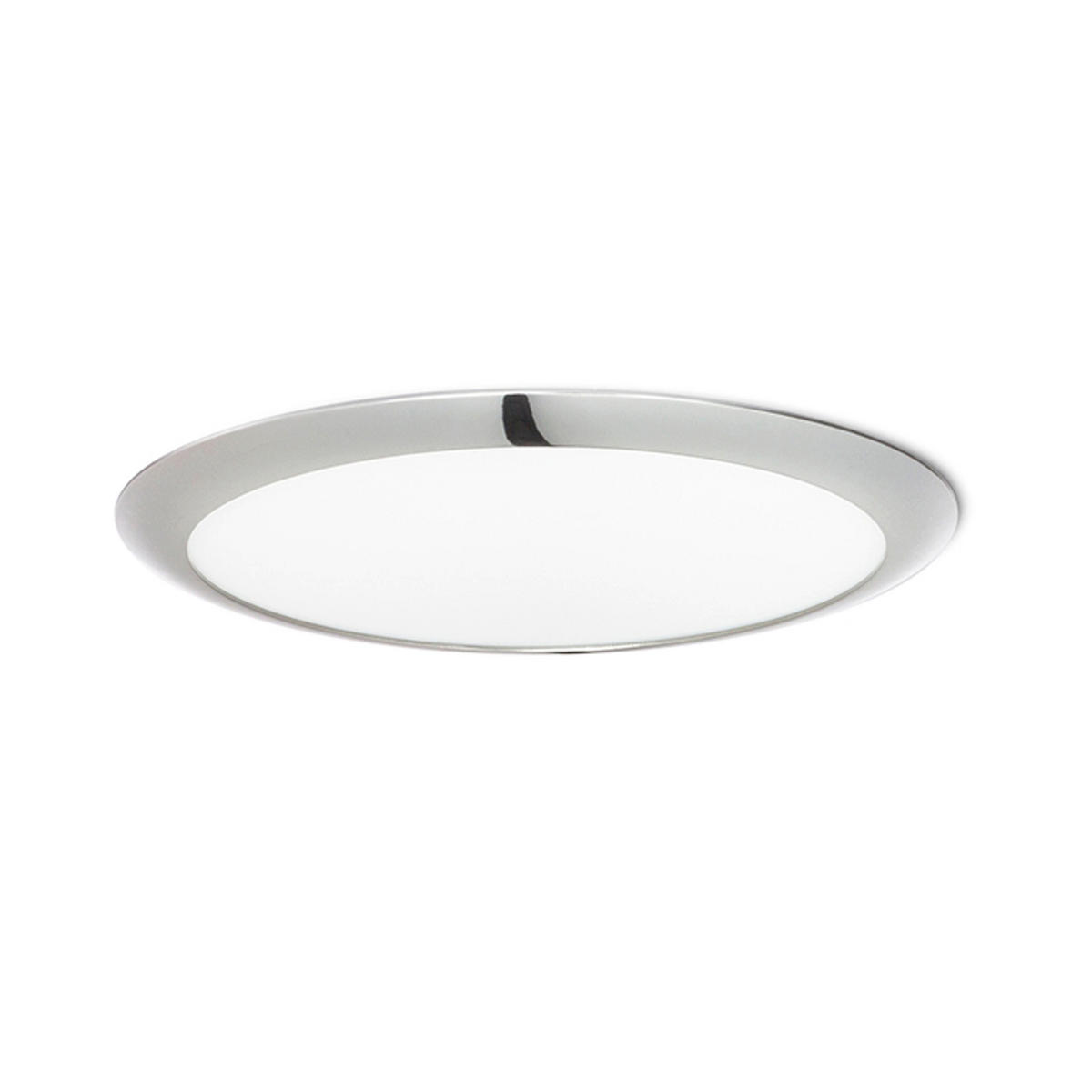 EINBAULEUCHTE DADA 30 Chrom 24 W - Chromfarben, Metall (30.5/30.5/30cm) - Rendl