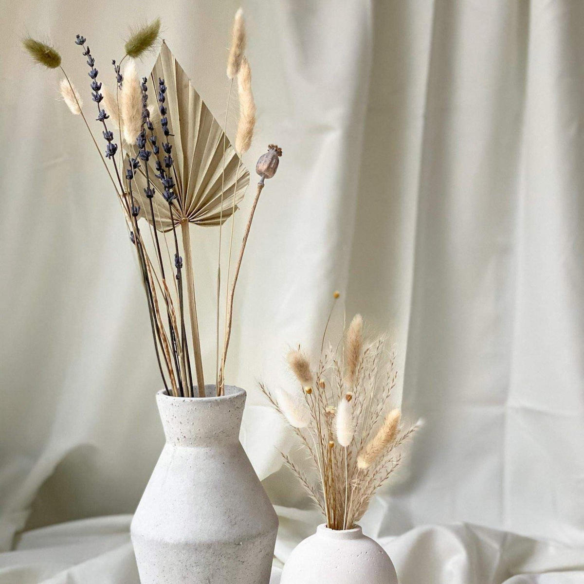 TROCKENBLUMENSTRAUSS Palmwedel - beige - Beige, Naturmaterialien (30cm) - Lykke & You