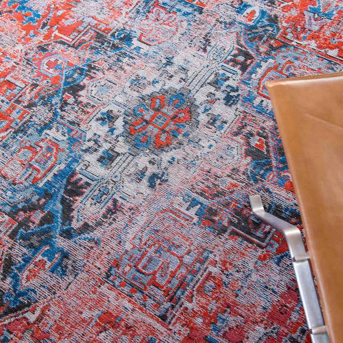 TEPPICH Classic Brick Antiquarian Heriz 170/240 cm - Rot, Naturmaterialien/Textil (170/240cm) - Louis De Poortere