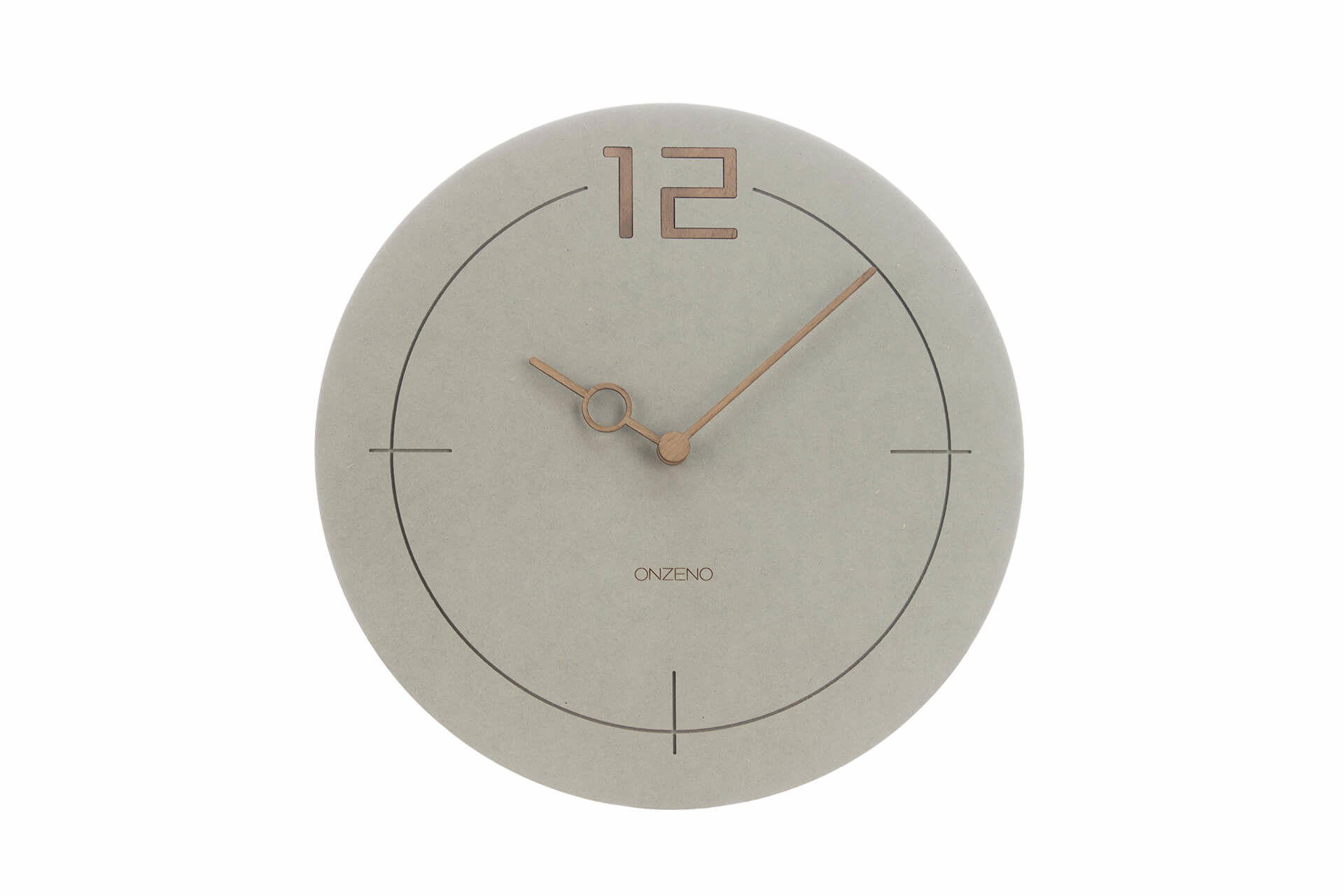 WANDUHR Design Grau 29/29 cm - Grau, Holzwerkstoff (29/29/1cm) - ONZENO