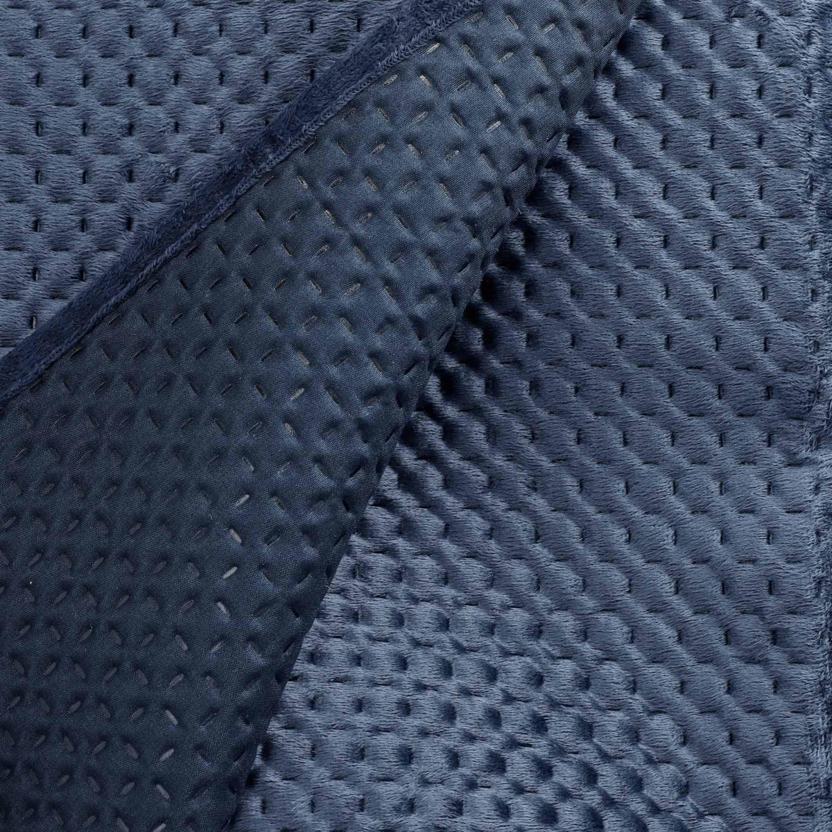 TAGESDECKE Zemi dunkelblau 200/220 cm - Dunkelblau, Textil (200/220cm) - Homla