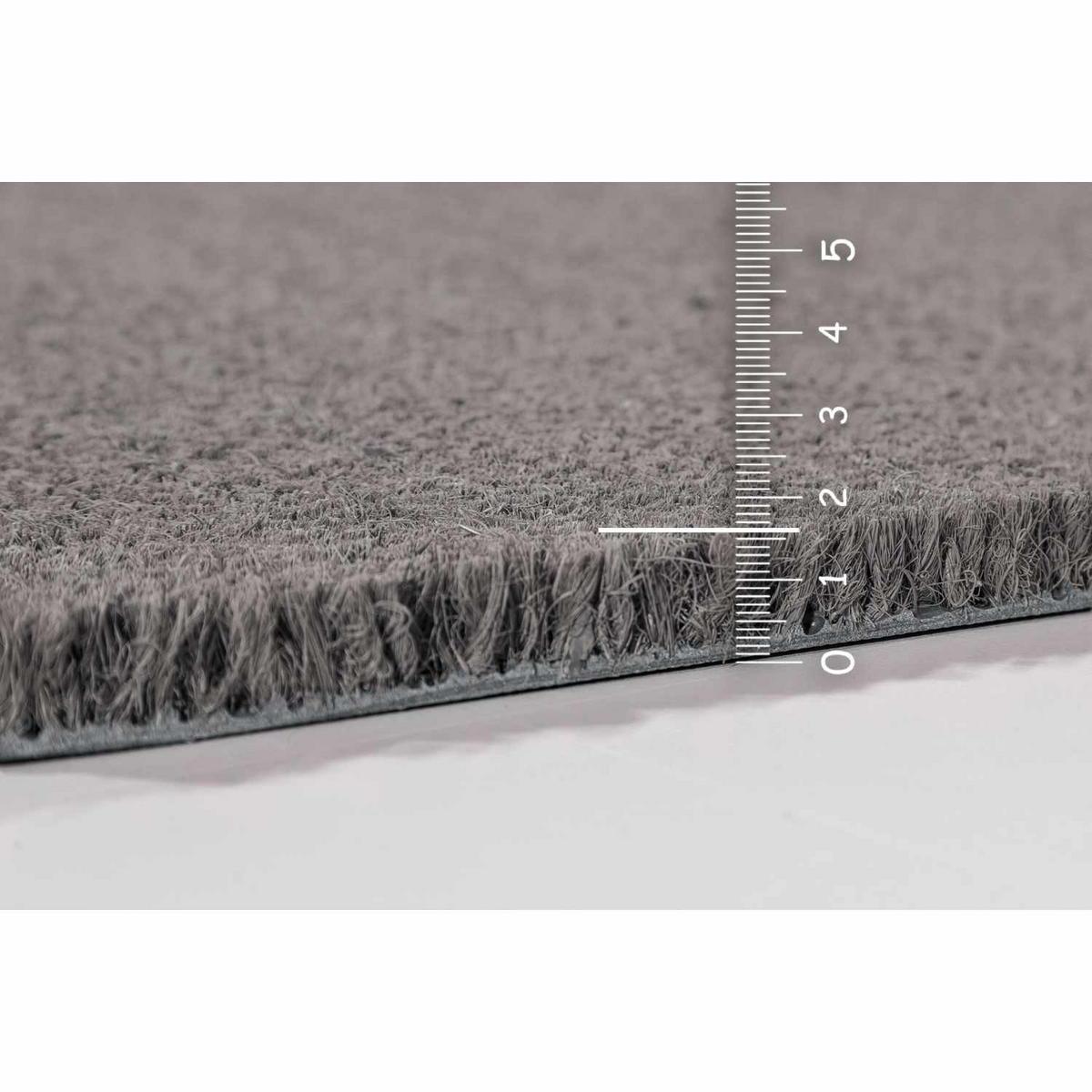 KOKOSMATTE MIT NATURFASERN KEIRA - Grau, Textil (65/97cm) - Astra