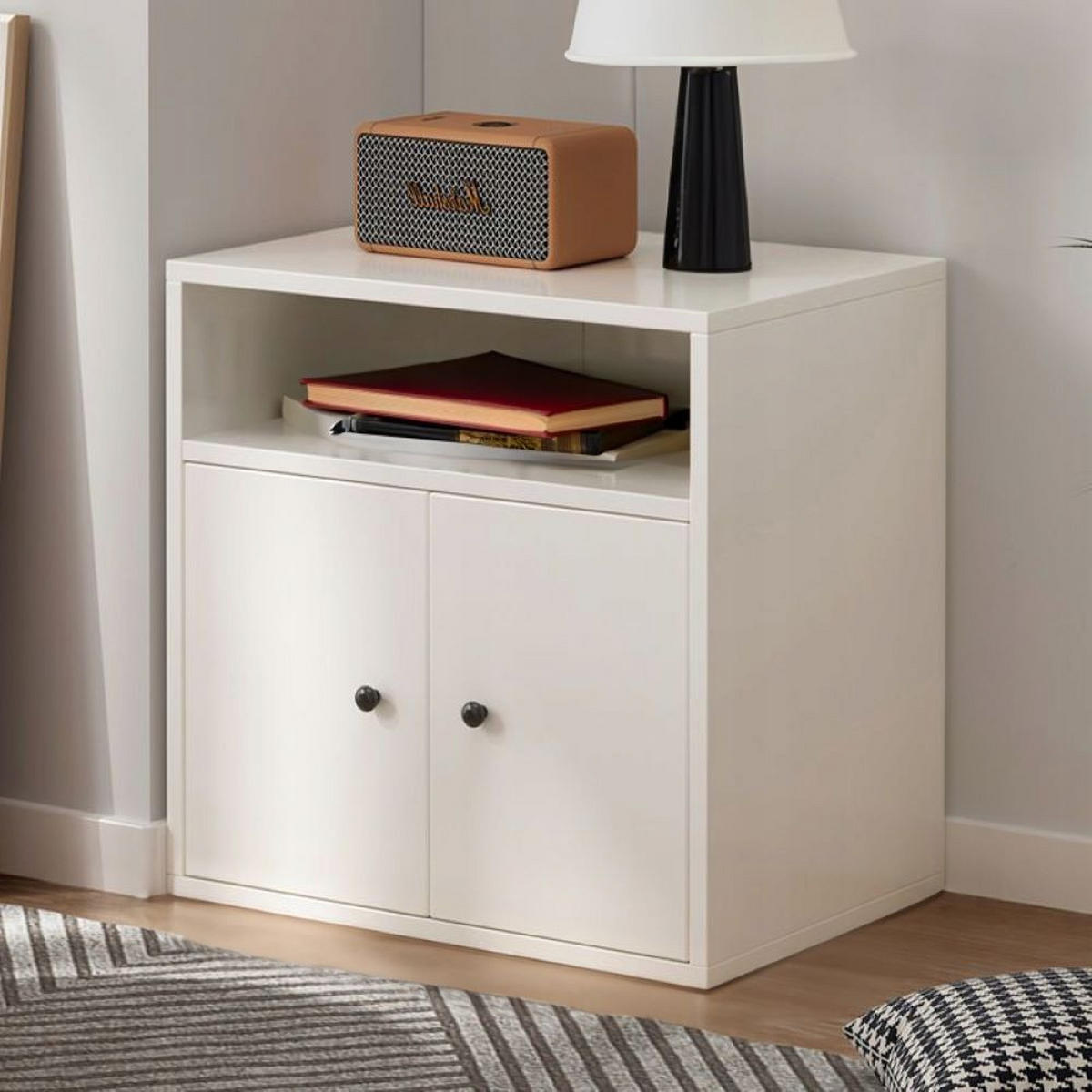 BÜCHERREGAL, weiß 60/34/56 cm - Weiß, Holzwerkstoff (34/56/60cm) - Rebiko