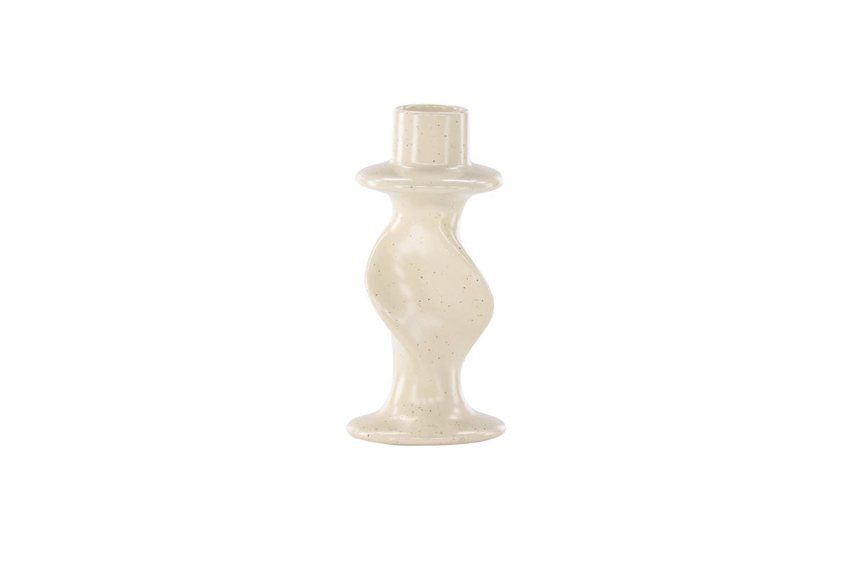 kommodly Kerzenständer Beige 6x12x6 cm
