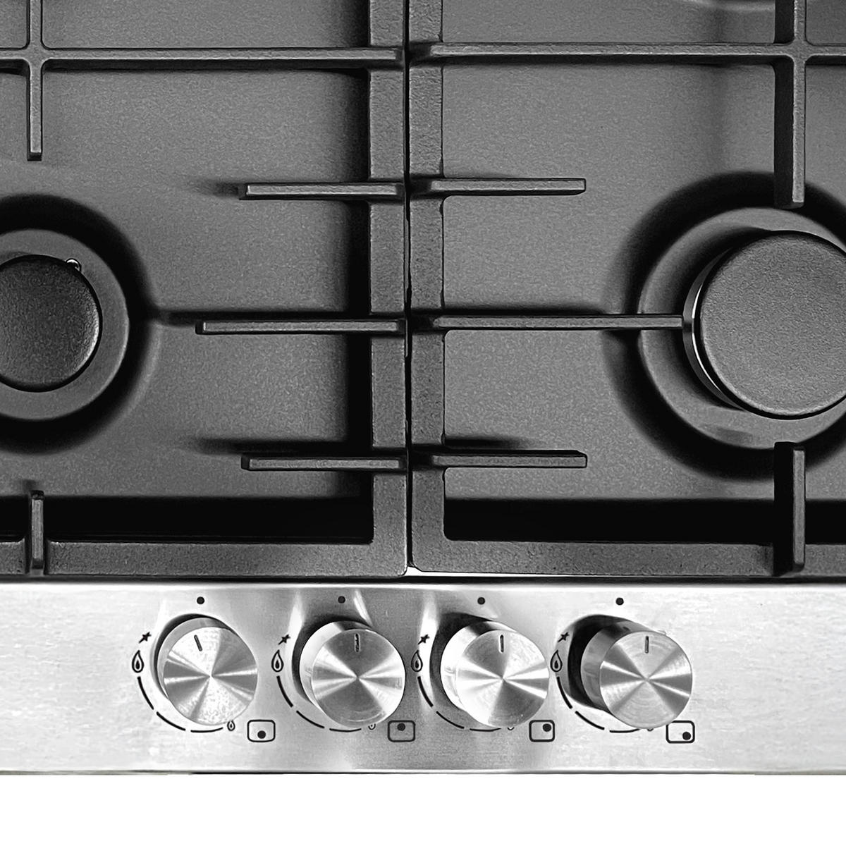 EINBAU-BACKOFEN 60 cm EH 6338 s+TY 905 VPGC Gas-Kochfeld 90 cm - Schwarz, Metall (59.4/59.4/55.6cm) - Kaiser Küchengeräte