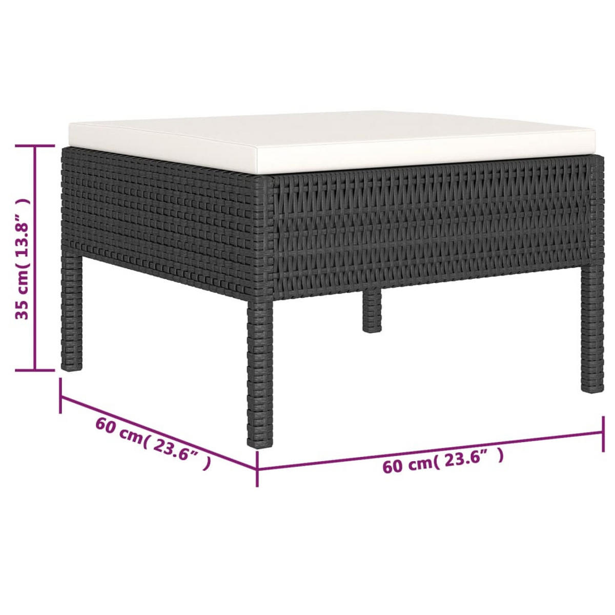 GARTENSET Redmond 6-teilig - Schwarz, Metall - Nettlife