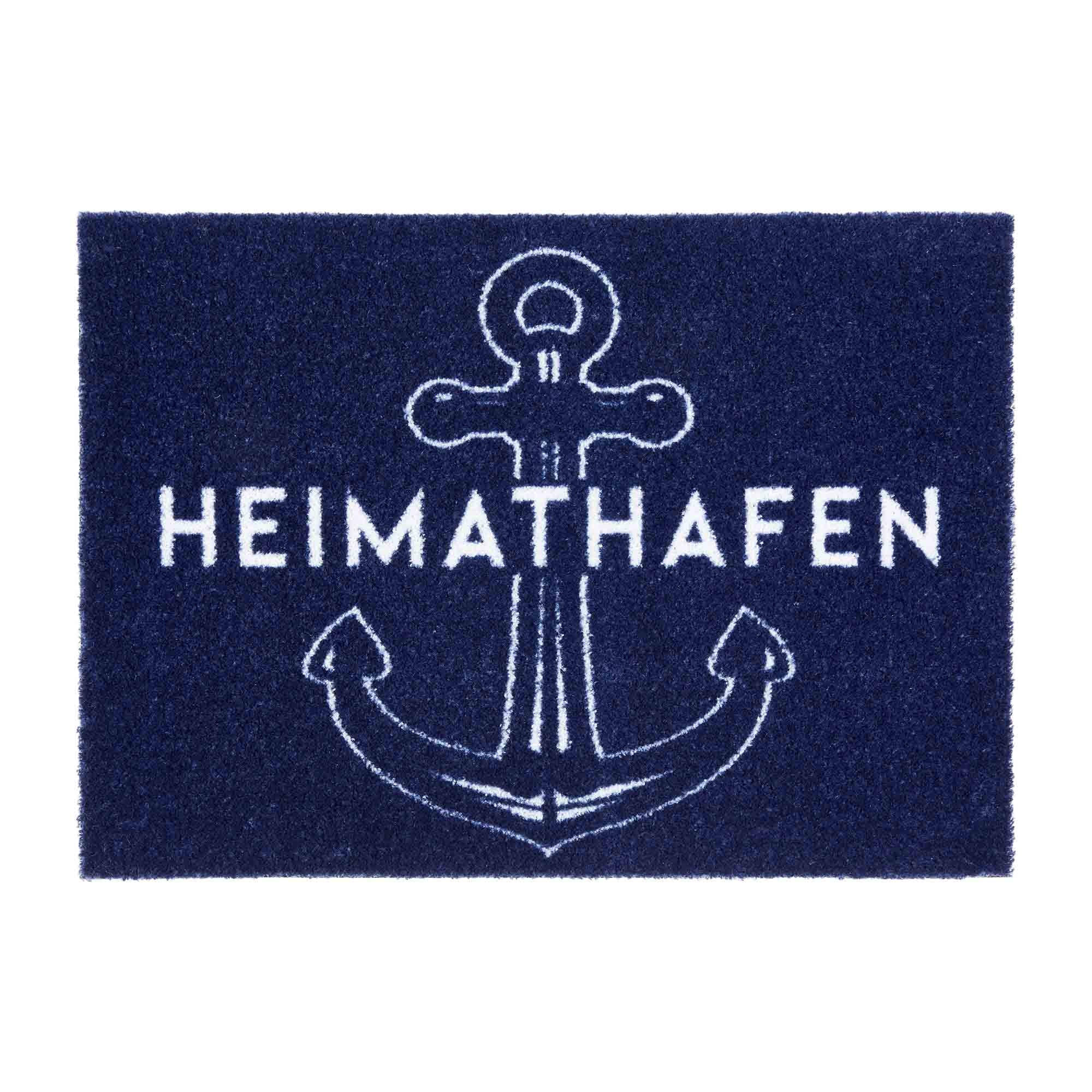 SCHMUTZFANGMATTE AUßEN DECO BRUSH - Dunkelblau, Textil (50/70cm) - Astra
