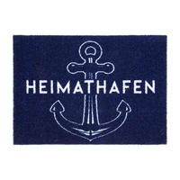 SCHMUTZFANGMATTE AUßEN DECO BRUSH - Dunkelblau, Textil (50/70cm) - Astra
