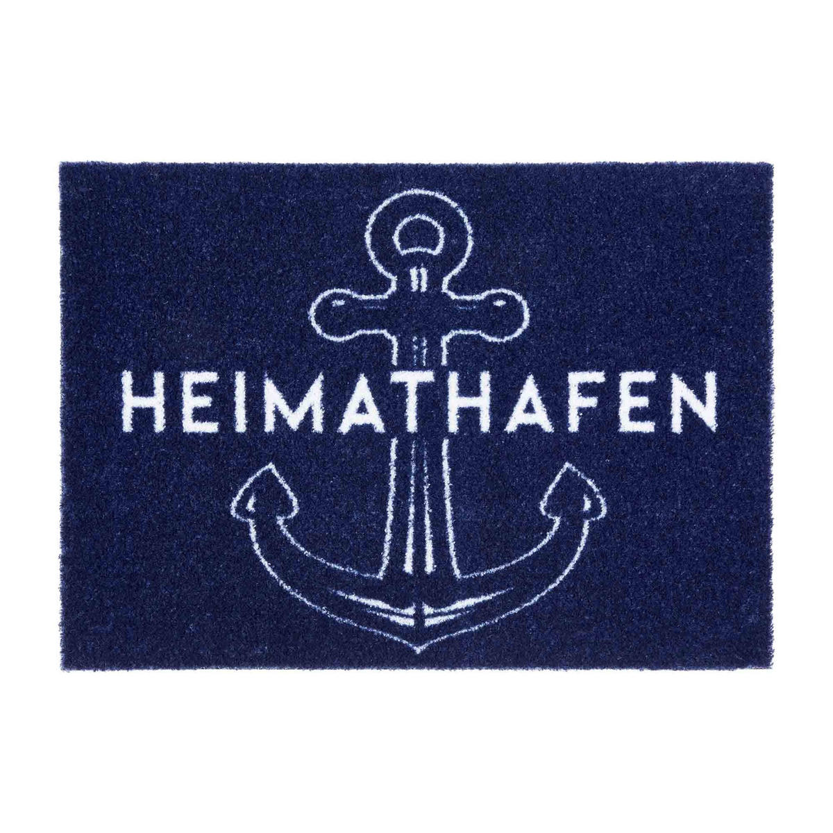 SCHMUTZFANGMATTE AUßEN DECO BRUSH - Dunkelblau, Textil (50/70cm) - Astra