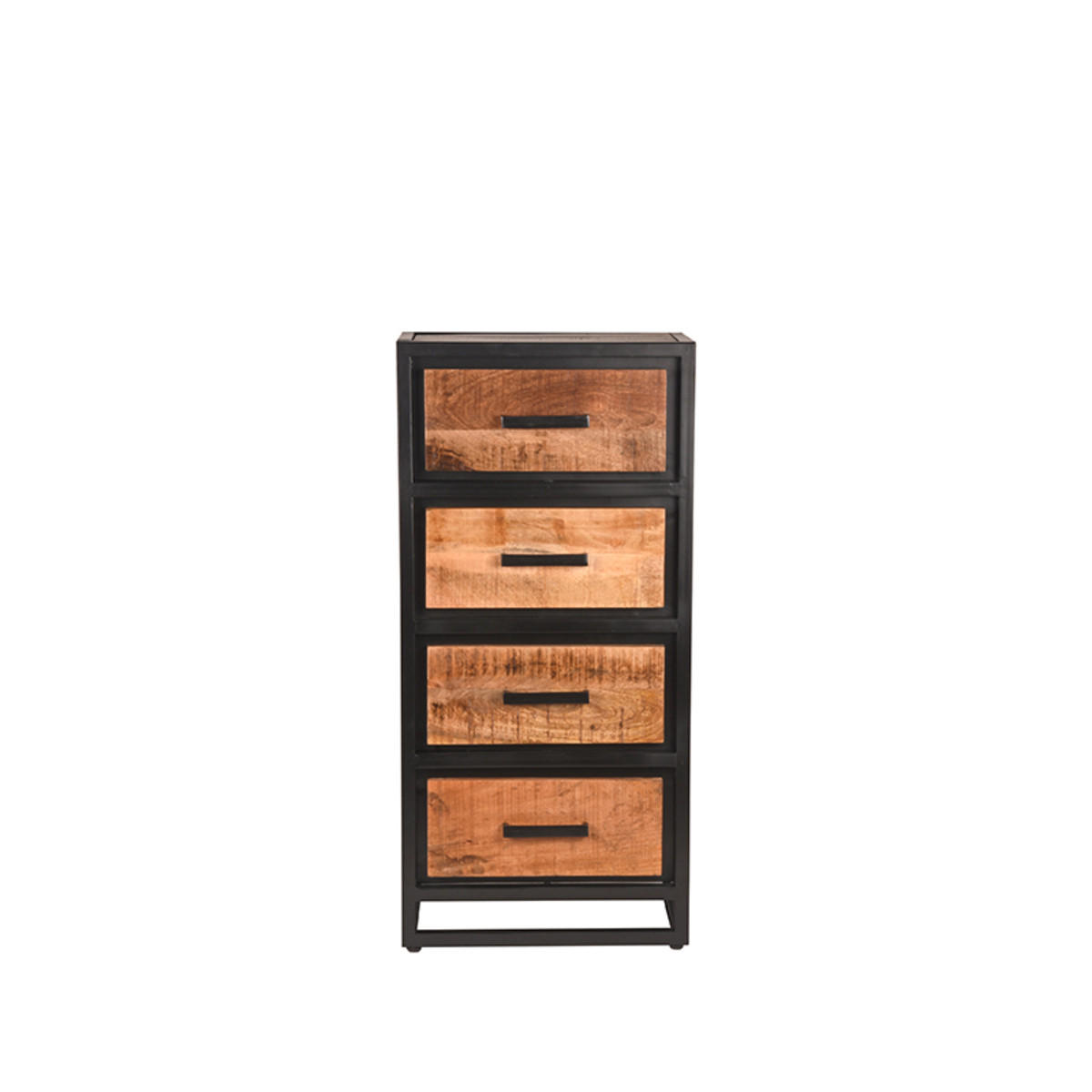 KOMMODE Tampa Schwarz 30/50/105 cm - Schwarz, Holz (50/105/30cm) - LABEL51