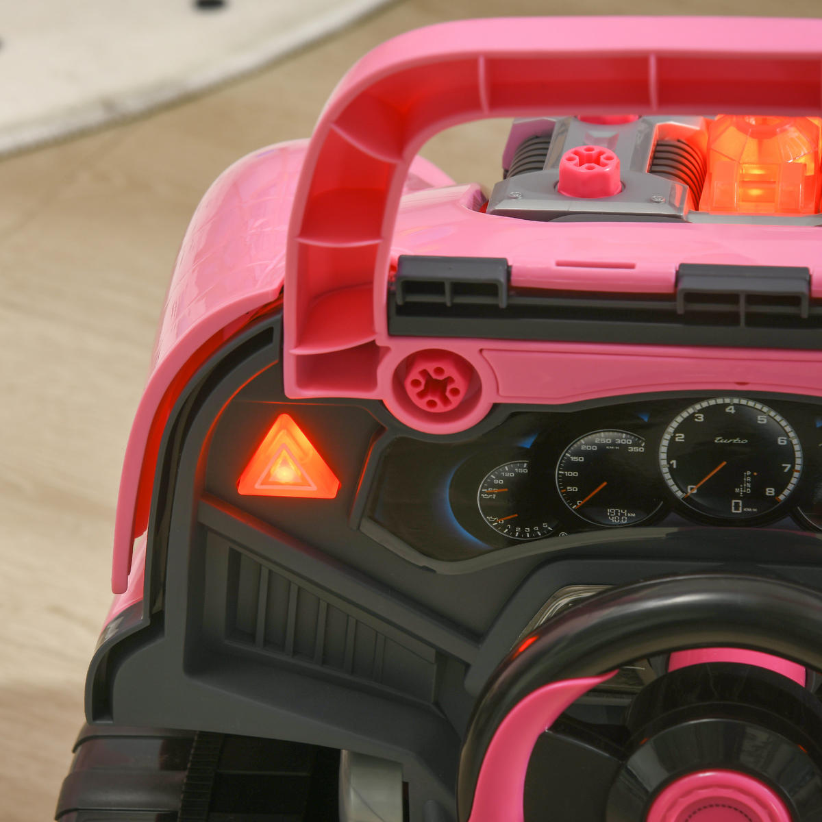 SPIELZEUG-LKW DE-18727 2-in-1 Mechaniker-Set mit Licht & Sound Rosa - Pink, Kunststoff (99.06/119.38/101.6cm) - ComfortXL