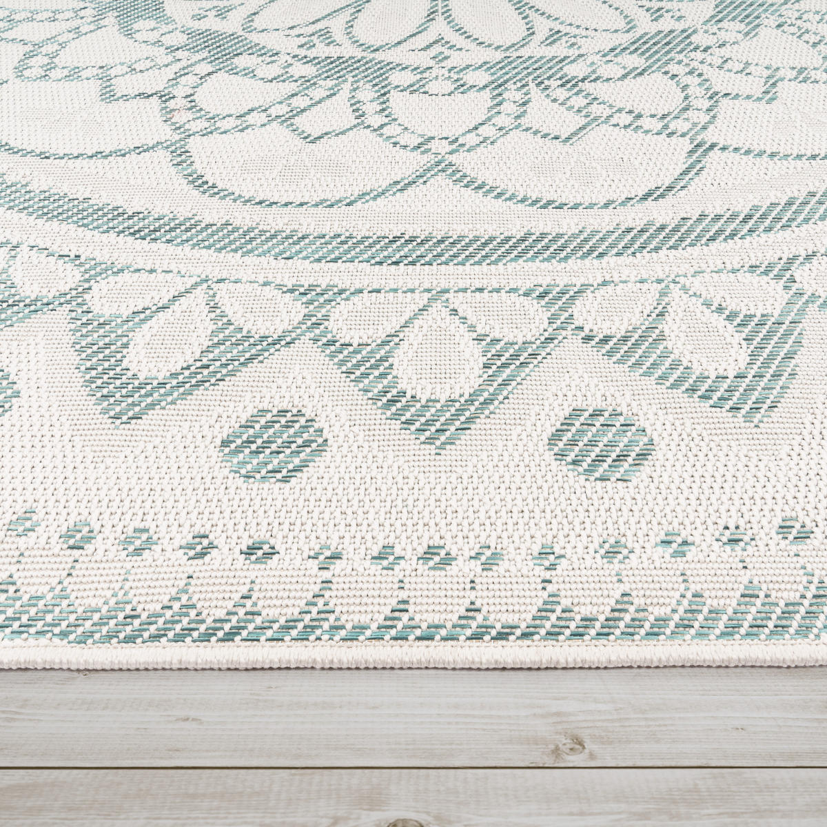 OUTDOORTEPPICH 60/100 cm Brescia 471 - Türkis, Textil (60/100cm) - Paco Home