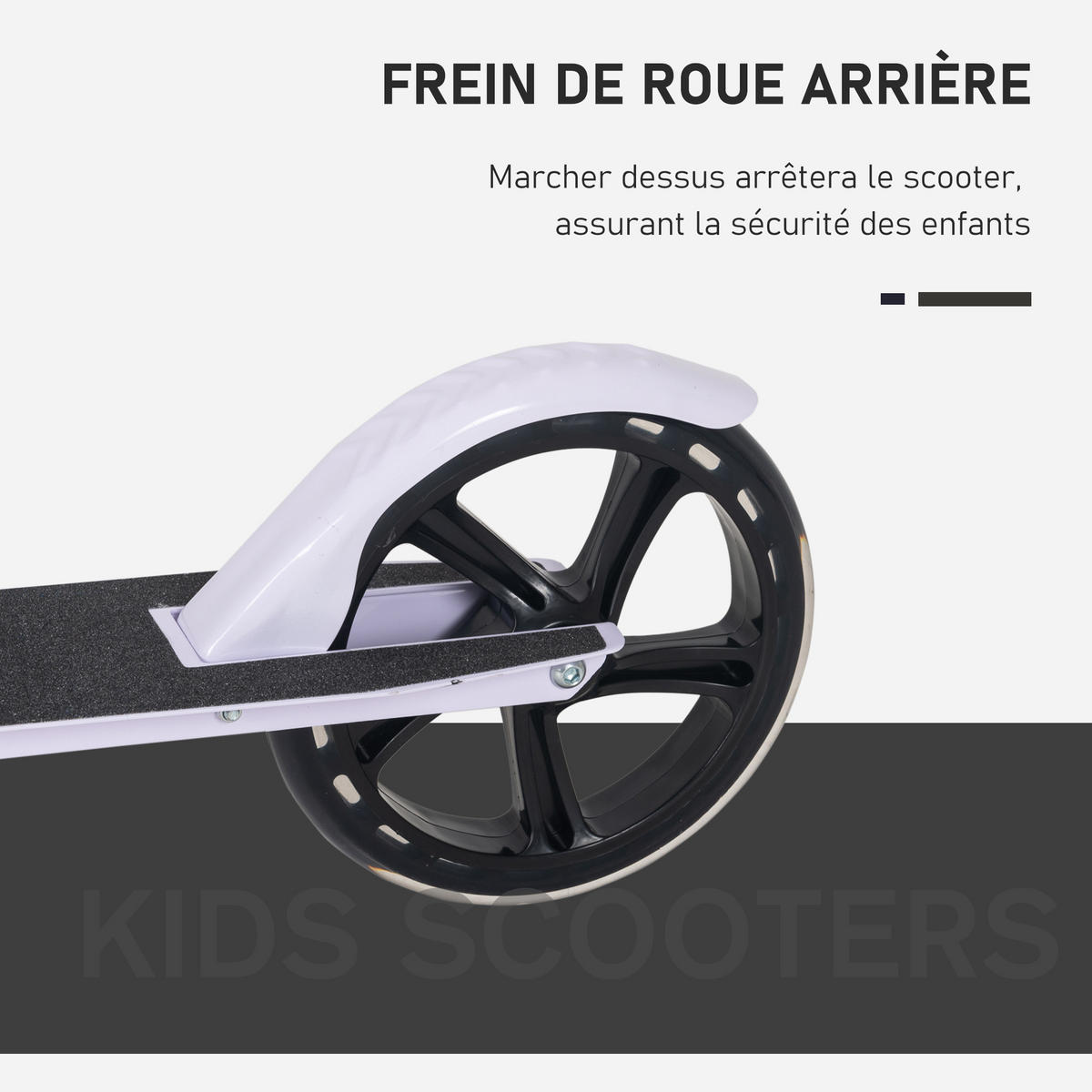 KINDERSCOOTER DE-16919 Pliable 4-fach höhenverstellbar Weiß - Weiß, Metall (88/37/100cm) - ComfortXL