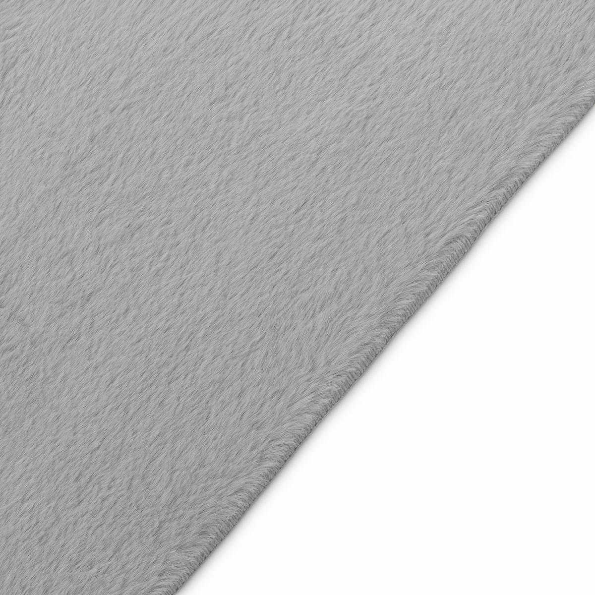 KURZFLORTEPPICH LUMI hellgrau kuschelweich waschbar 240/340 cm - Hellgrau, Textil (240/340cm) - Tapiso