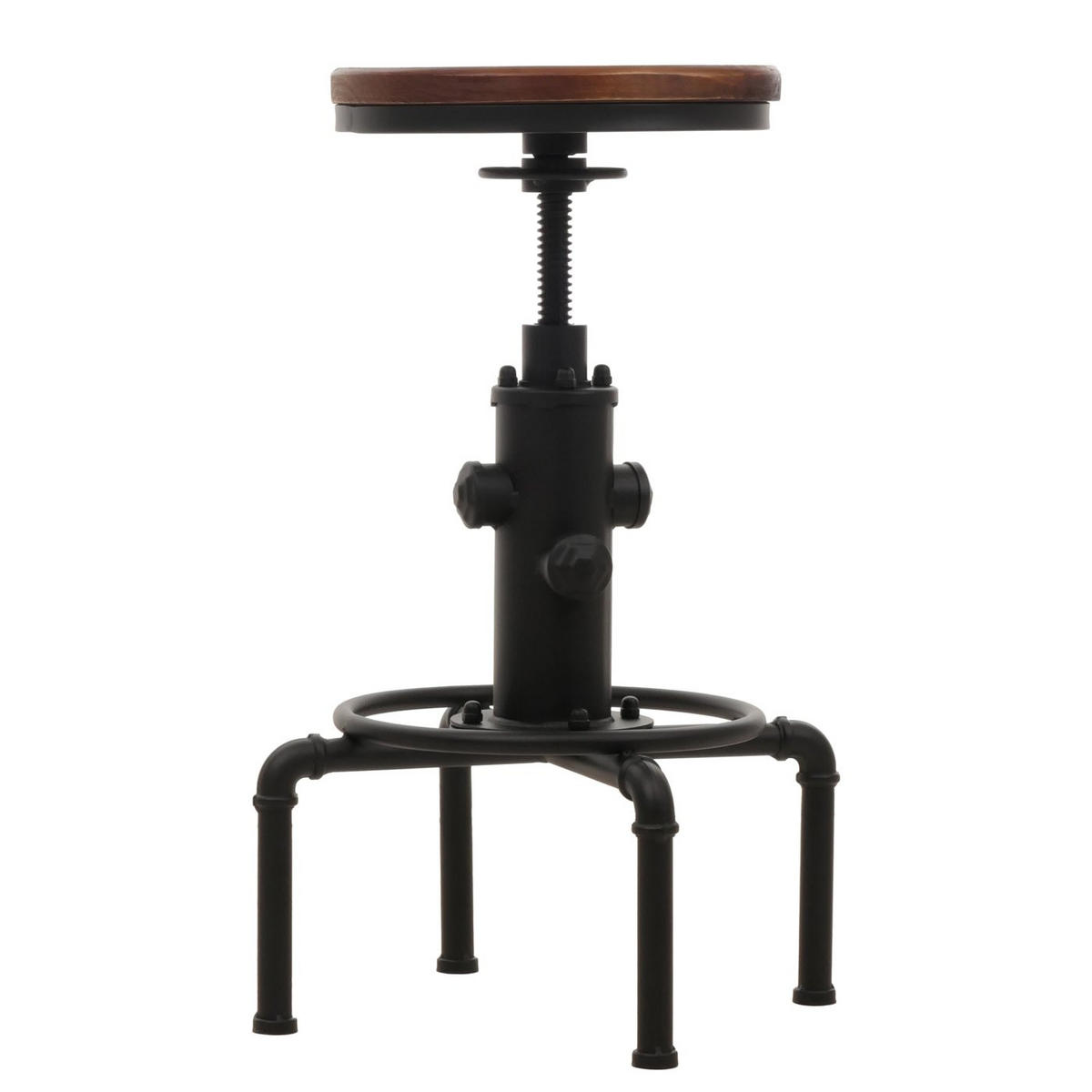 BAROVÉ ŽIDLE Hnědé, sada 2 ks - hnědá, dřevo (34/85/34cm) - MCW