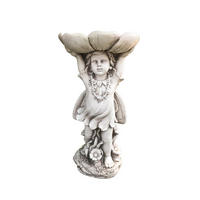 GARTENFIGUR Uwe Weiß 64x33x35cm - Weiß, Kunststoff (33/64/35cm) - DELUKE