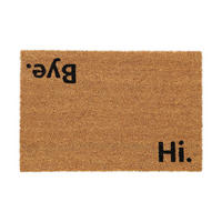 FUSSMATTE - Hellbraun, Kunststoff/Textil (60/40cm) - Relaxdays