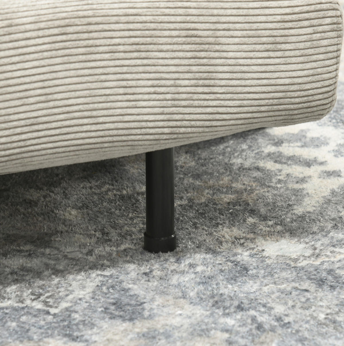 SCHLAFSOFA Polyesterbezug mit verstellbarer Rückenlehne 141/90/81 cm Grau - Grau, Textil (90/81/141cm) - Redom