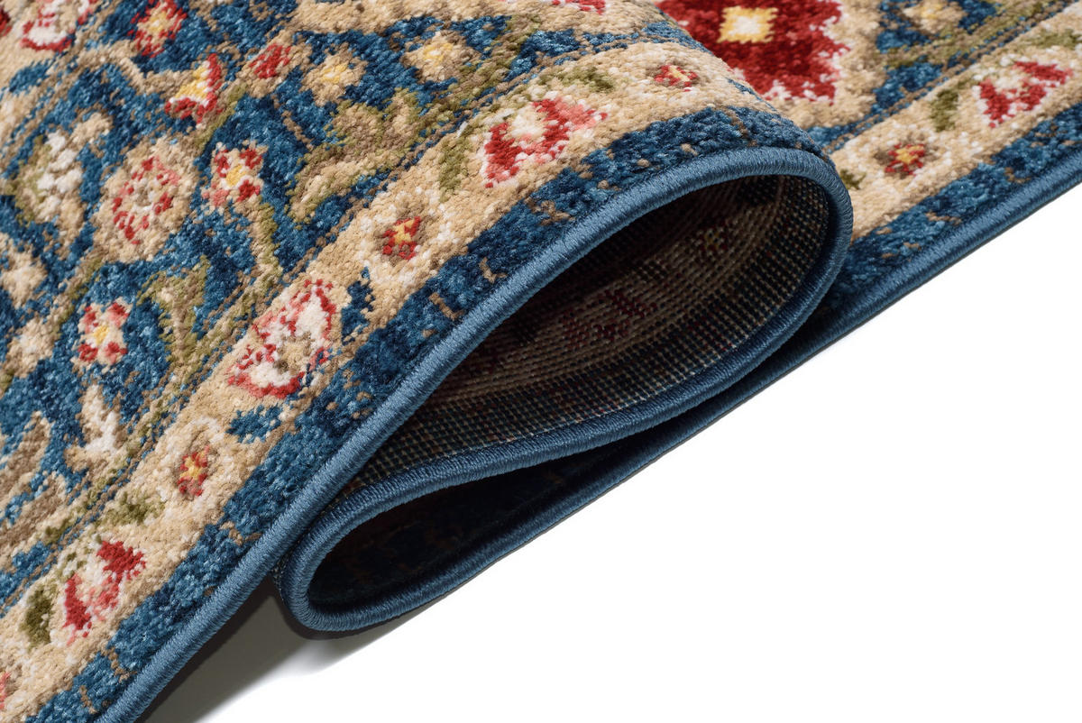 TEPPICH RIVIOLI Blau 80/150 cm - Blau, Textil (80/150cm) - Tapiso