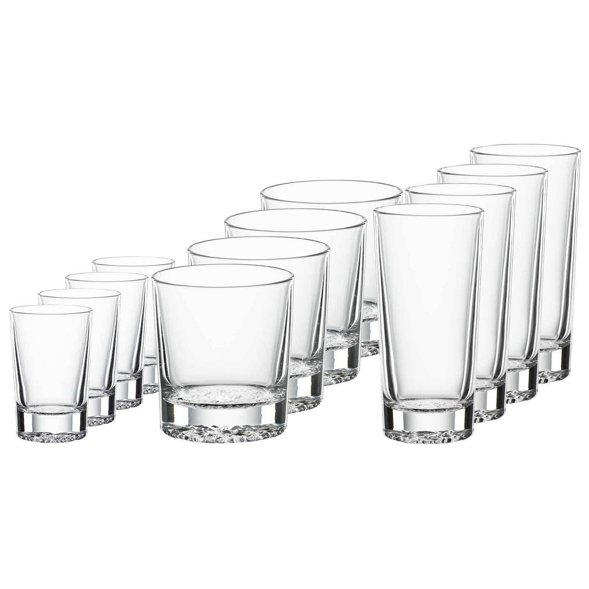 BAR GLÄSERSET Lounge 2.0 transparent 12er Set - Transparent, Glas - Spiegelau