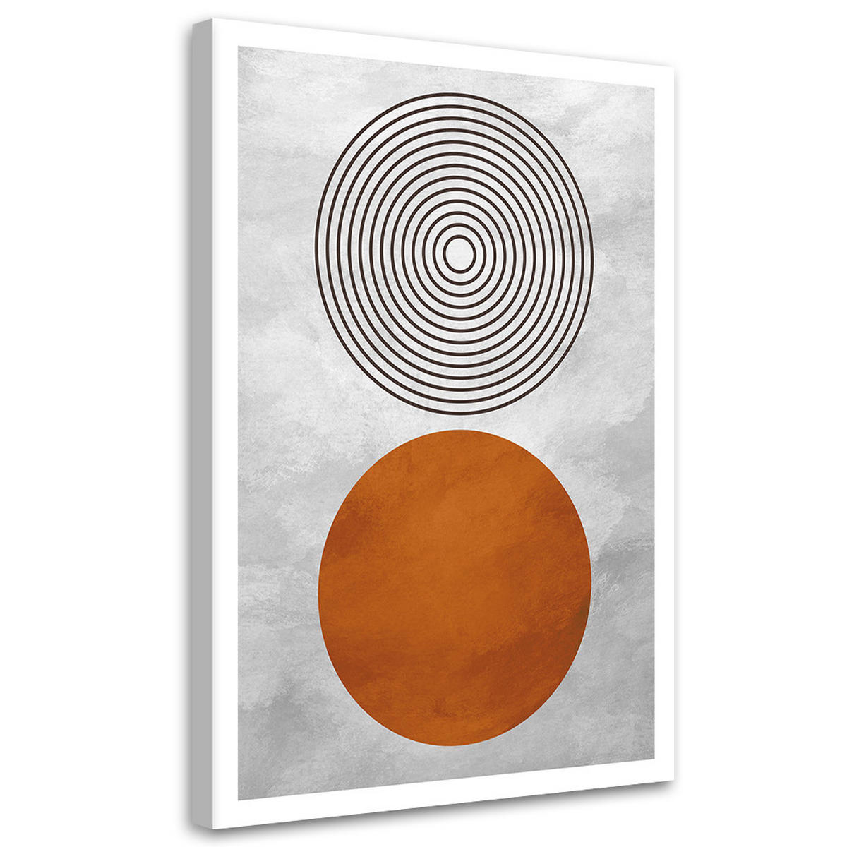 WANDBILD geometrische boho formen - Orange, Textil (40/60cm) - Feeby