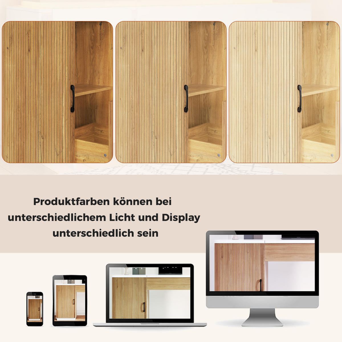 SCHREIBTISCH 140x50cm Höhenverstellbar Stauraum Weiß Eiche - Eiche Bianco, Holzwerkstoff (50/140/92cm) - FLIEKS