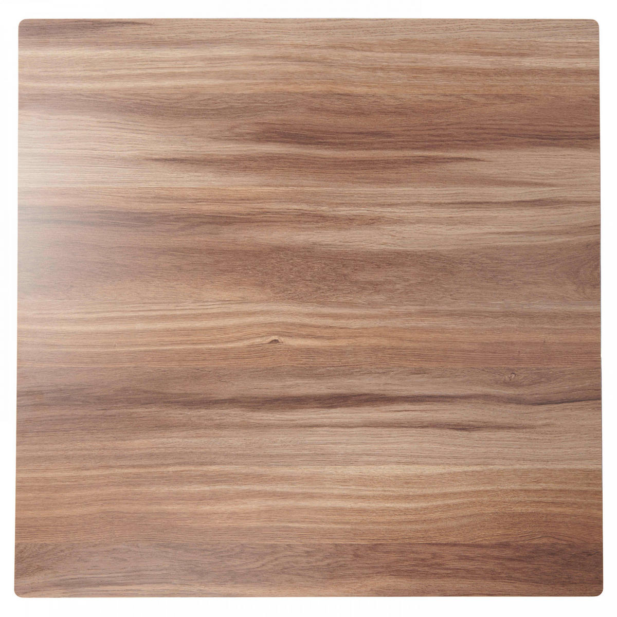 TISCHPLATTE 70 x 70 cm, Eichefarbe - Braun, Kunststoff (70/70/1.25cm) - Oviala